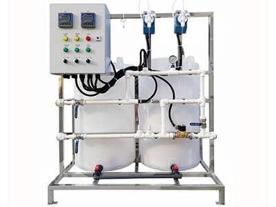 成都热熔管道标准循环水加药装置产品图